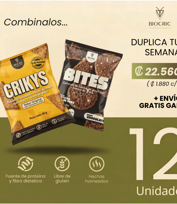 Promo 12 unidades combinadas