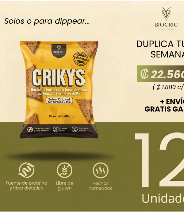 Promo 12 unidades de Crikys