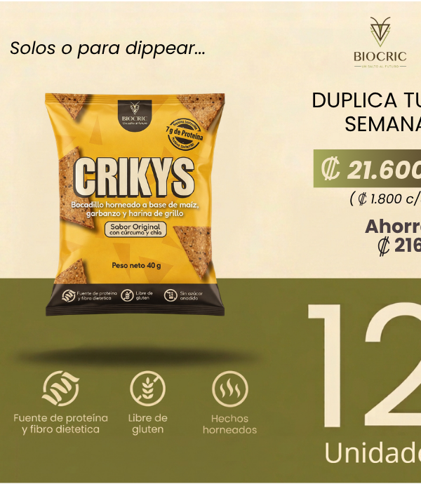 Promo 12 unidades de Crikys