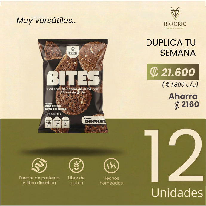 Promo 12 unidades de Bites
